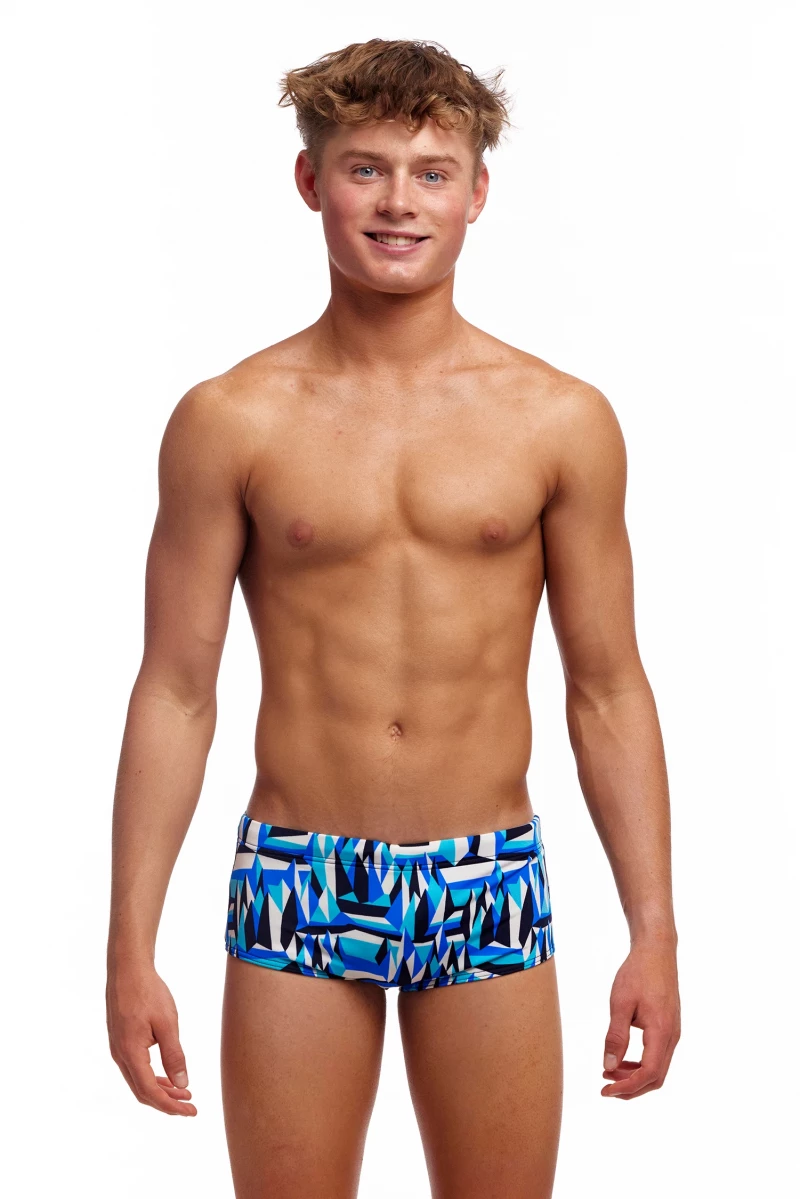 Funky Trunks Trainer Jungen Polar Caps Sidewinder Badehose