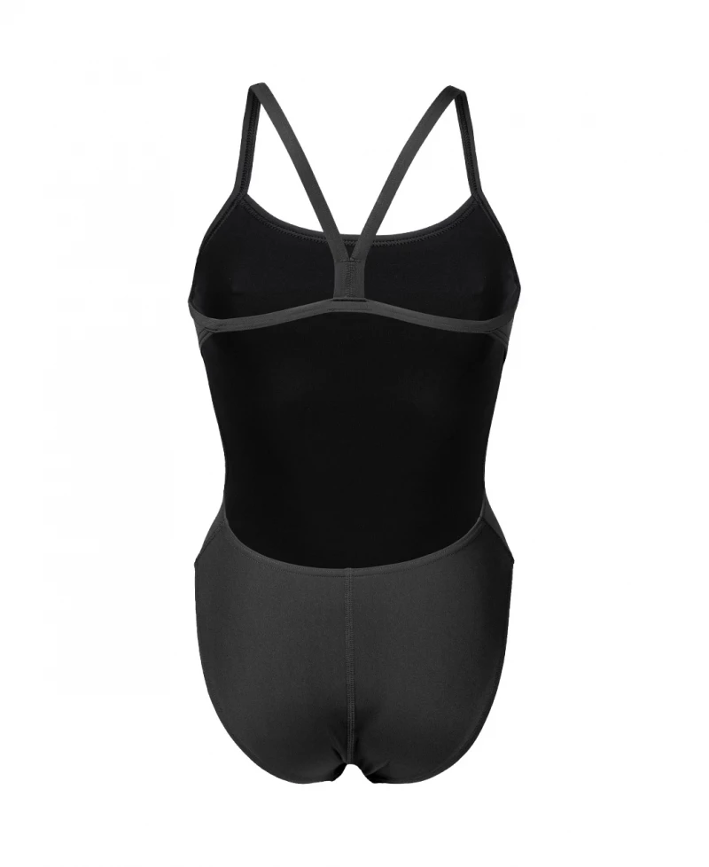 Arena Challenge Solid Damen Badeanzug Black - White