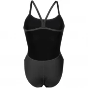 Arena Challenge Solid Damen Badeanzug Black - White