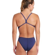 Arena Challenge Solid Damen Badeanzug Navy - White