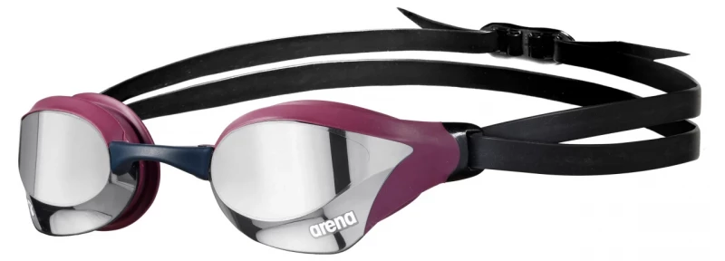 Arena Cobra Core Swipe Mirror Schwimmbrille Silver - Red Wine