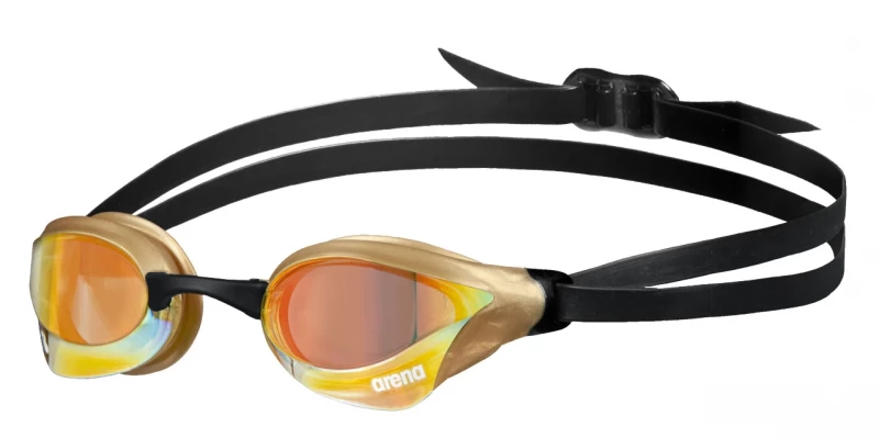 Arena Cobra Core Swipe Mirror Schwimmbrille Yellow - Copper - Gold