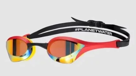 Arena Cobra Ultra Swipe Mirror Schwimmbrille Indomitus LTD Gold - Red