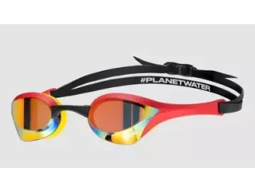 Arena Cobra Ultra Swipe Mirror Schwimmbrille Indomitus LTD Gold - Red