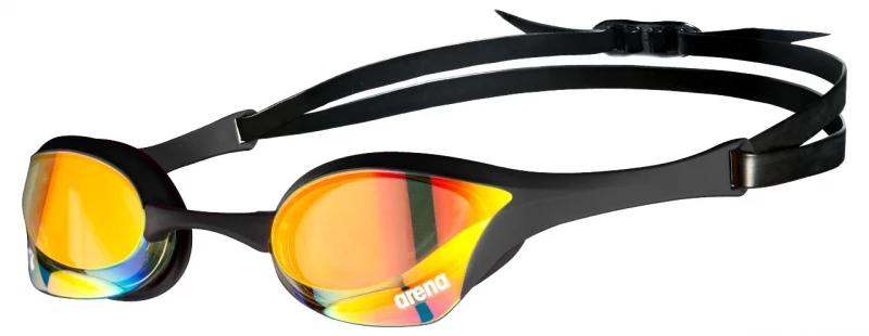 Arena Cobra Ultra Swipe Mirror Schwimmbrille Yellow Copper - Black