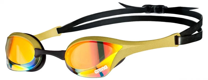 Arena Cobra Ultra Swipe Mirror Schwimmbrille Yellow Copper - Gold