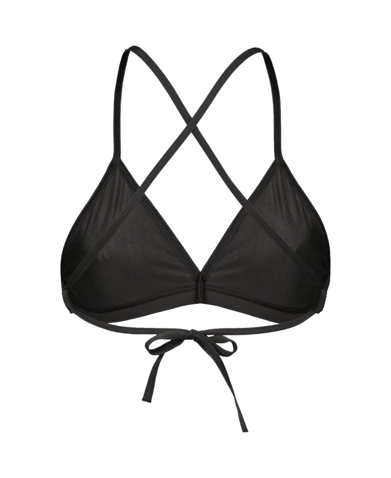 Arena Damen Bikini Oberteil Solid Black - White