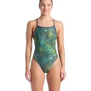 Arena Energy Damen Badeanzug Booster Back Navy - Green Multi