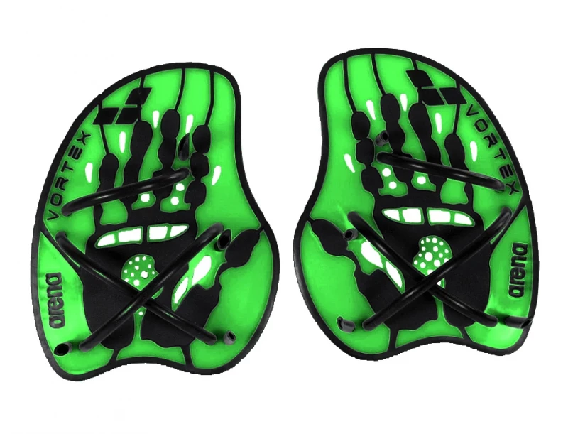 Arena Handpaddles Vortex Lime-Black