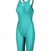 Arena Powerskin ST Next Damen Open Back Wettkampfanzug Aquamarine