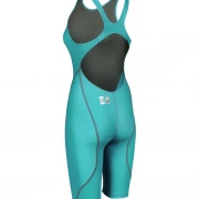 Arena Powerskin ST Next Damen Open Back Wettkampfanzug Aquamarine