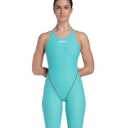 Arena Powerskin ST Next Damen Open Back Wettkampfanzug Aquamarine