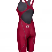 Arena Powerskin ST Next Damen Open Back Wettkampfanzug Deep Red