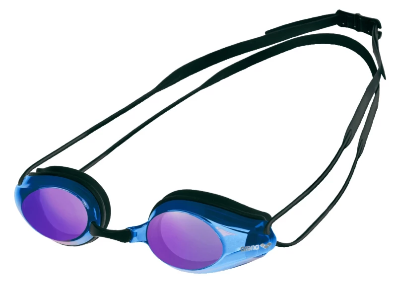 Arena Tracks Mirror Schwimmbrille Black - Blue Multi - Black