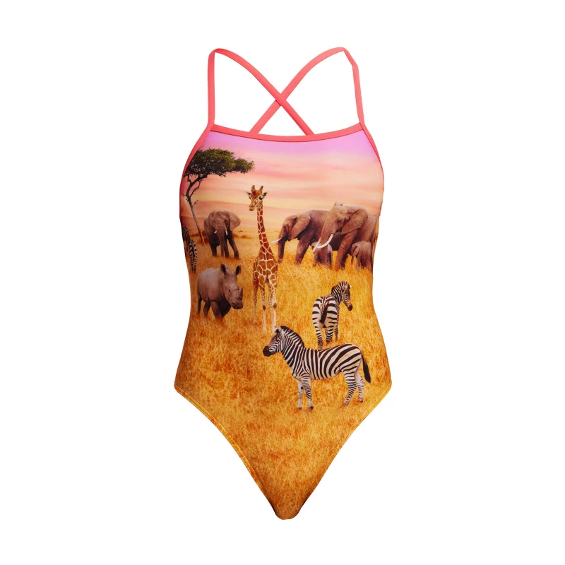 Funkita Damen Badeanzug Circle Of Life Strapped In