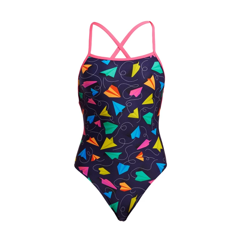 Funkita Womens Swimsuit Fly Bye Strapped In