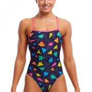 Funkita Womens Swimsuit Fly Bye Strapped In