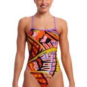 Funkita Women Swimsuit Gold Tips Tie Me Tight