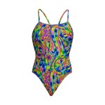 Funkita Damen Badeanzug Spin The Bottle Single Strap