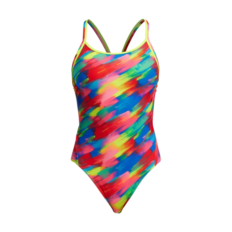 Funkita Damen Badeanzug Stroked Diamond Back