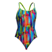 Funkita Women Swimsuit The Glitch Diamond Back