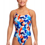 Funkita Damen Badeanzug Wet Paint Diamond Back