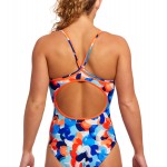 Funkita Damen Badeanzug Wet Paint Diamond Back