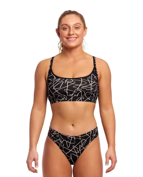 Funkita Damen Bikini Texta Mess