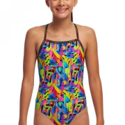 Funkita Girls Swimsuit Colour Funk Strapped In