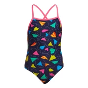 Funkita Girls Swimsuit Fly Bye Strapped In