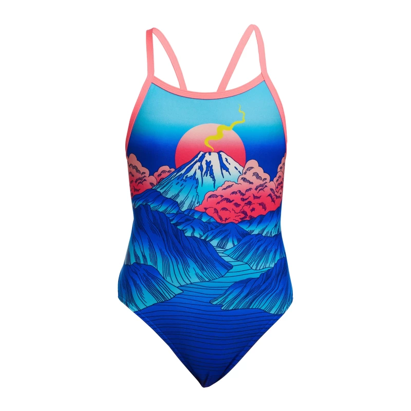 Funkita Girls Swimsuit Smokin Hot Single Strap