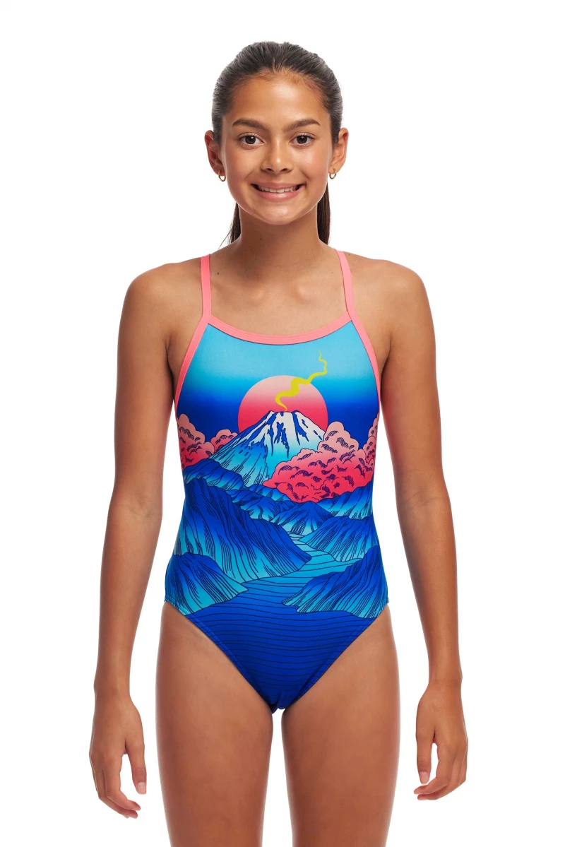 Funkita Girls Swimsuit Smokin Hot Single Strap