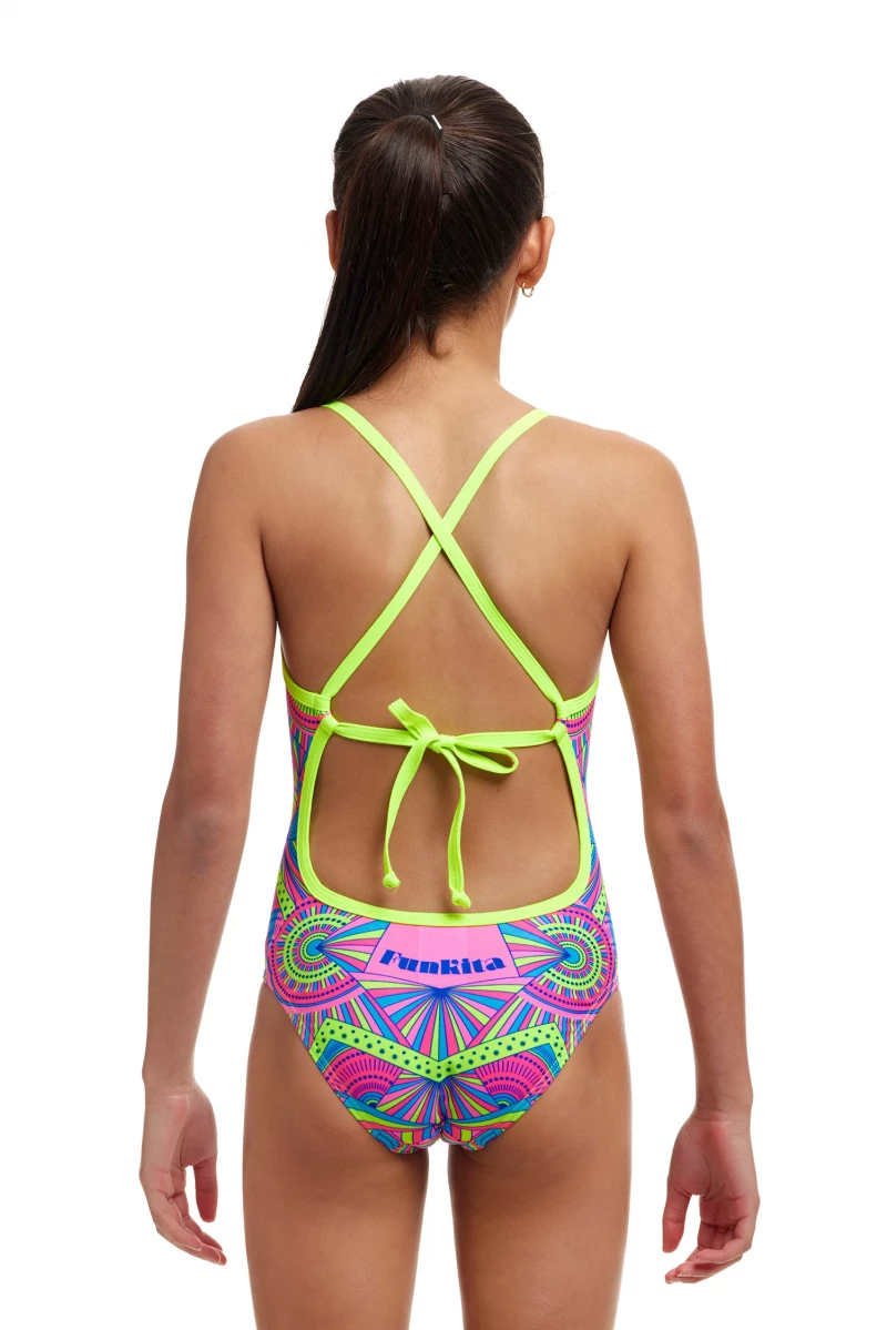 Funkita Mädchen Badeanzug Stellar Stars Tie Me Tight