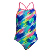 Funkita Girls Swimsuit Streaky Strokes Tie Me Tight