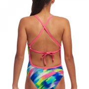 Funkita Girls Swimsuit Streaky Strokes Tie Me Tight