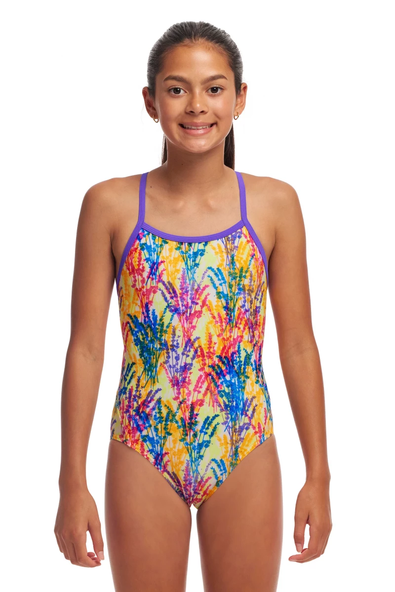 Funkita Girls Swimsuit Strike A Posy Tie Me Tight