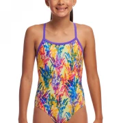 Funkita Girls Swimsuit Strike A Posy Tie Me Tight