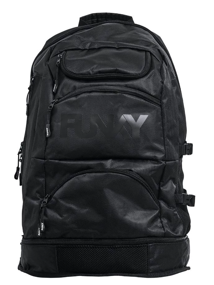 Funky Rucksack Expandable Elite Back To Black