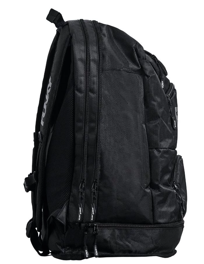 Funky Rucksack Expandable Elite Back To Black