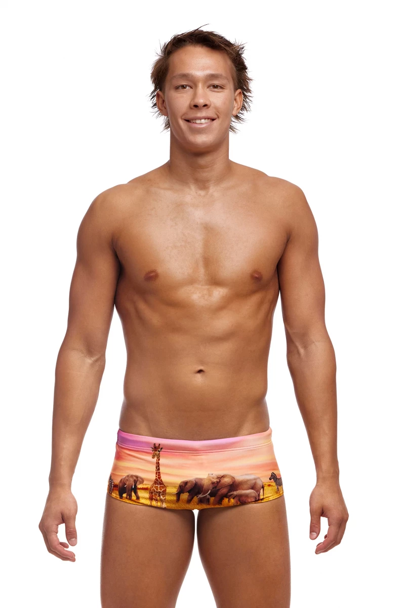 Funky Trunks Herren Circle Of Life Sidewinder Badehose