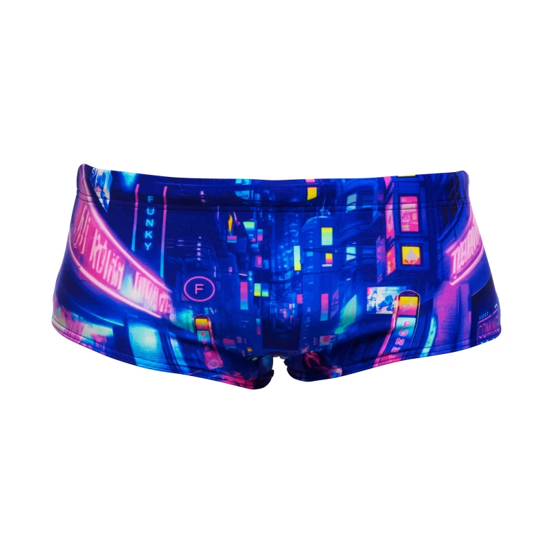 Funky Trunks Herren Cyber City Sidewinder Badehose