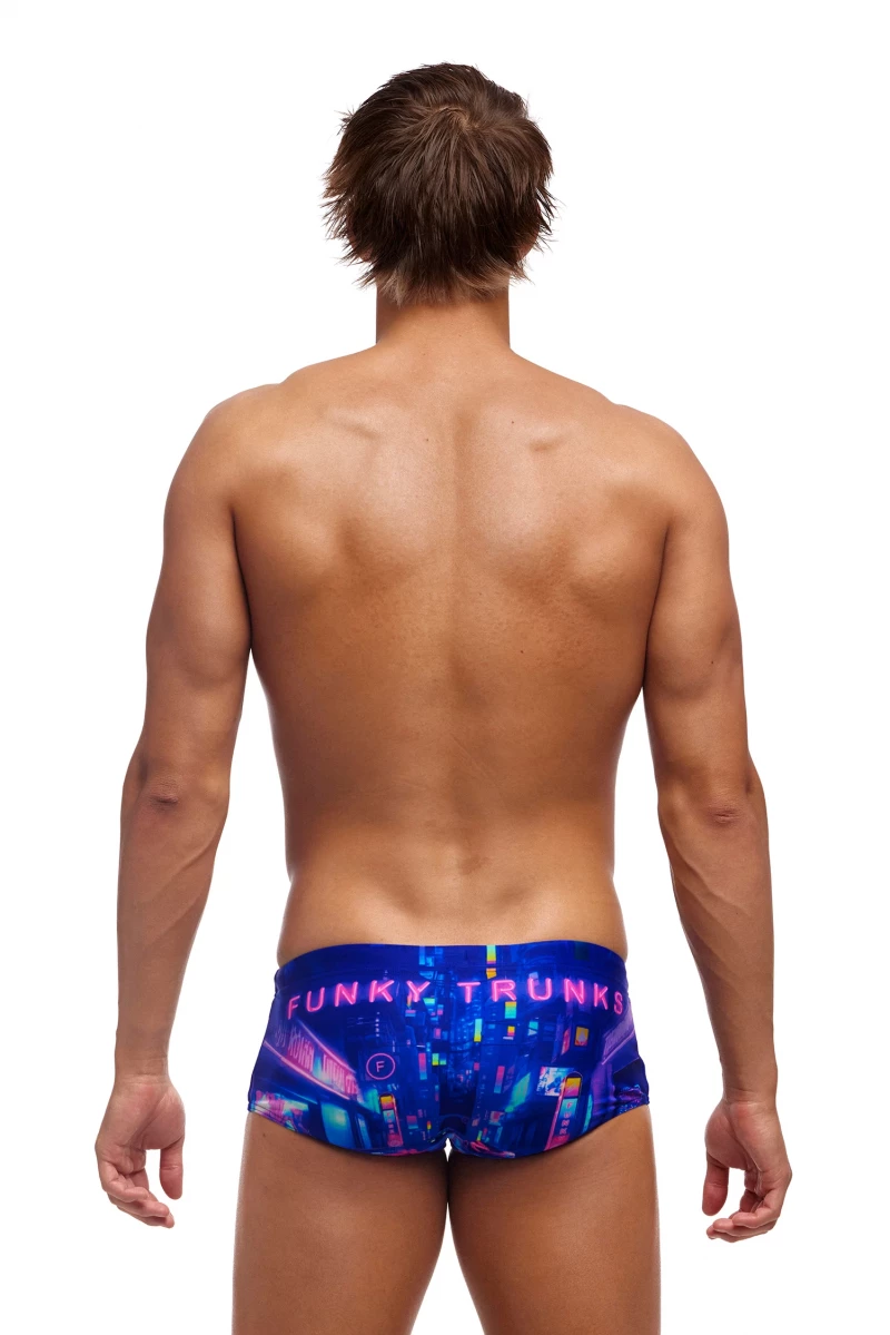 Funky Trunks Herren Cyber City Sidewinder Badehose