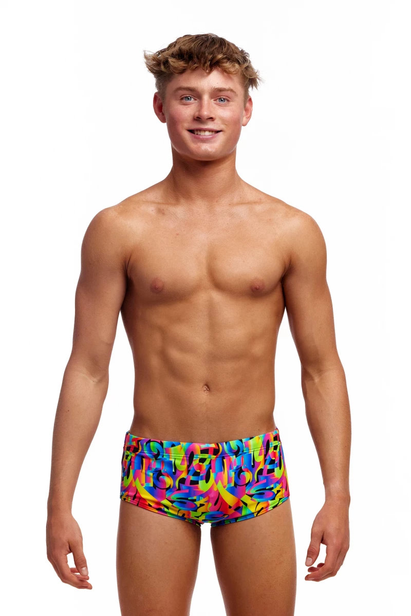 Funky Trunks Trainer Jungen Colour Funk Sidewinder Badehose