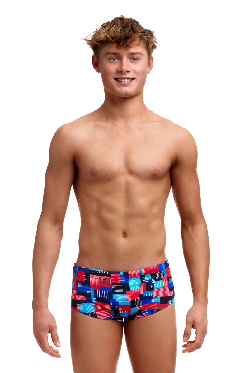 Funky Trunks Trainer Jungen Motherboard Badehose