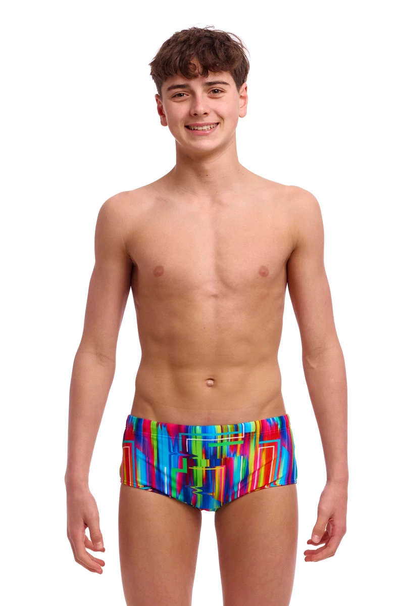 Funky Trunks Trainer Jungen The Glitch Sidewinder Badehose