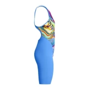 Speedo Damen Fastskin LZR Valor 2.0 Openback molten blur - cobalt pop print