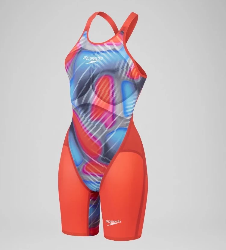 Speedo Damen Fastskin LZR Valor 2.0 Openback rot-blau