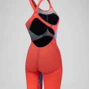 Speedo Damen Fastskin LZR Valor 2.0 Openback rot-blau