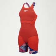 Speedo Fastskin LZR Ignite Wettkampfanzug blau-rot-weiß