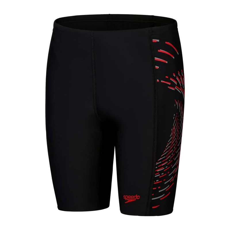 Speedo PLMT Print Jammer JM black/red